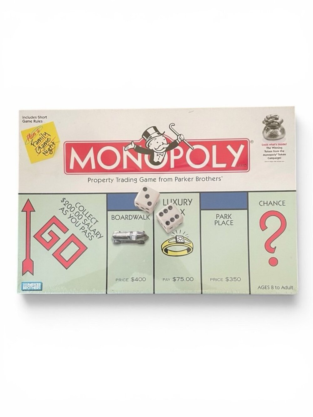 Vintage Monopoly Board Game 1999 New Sealed Deadstock USA Made Parker Brothers